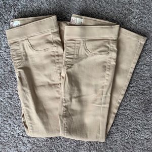 Girls khaki jeggings